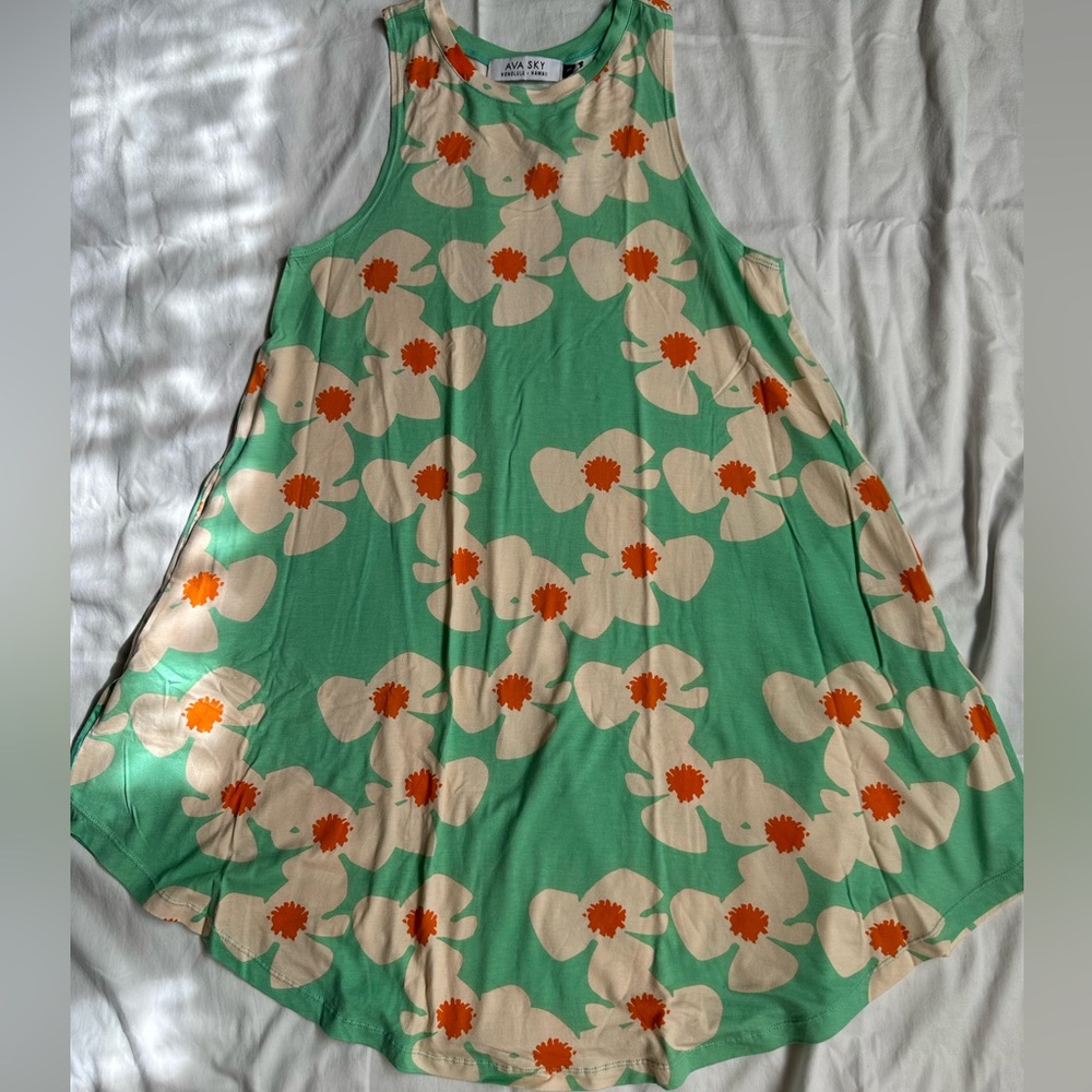 Ava Sky Dress Deja